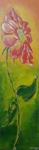 P7 PAINTING Oil on Canvas - Bright Flower         
